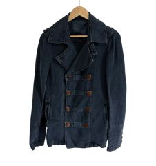 Frank & Eileen ネイビー スウェット生地ピーコート Frank & Eileen ネイビー スウェット生地ピーコート - メルカリ