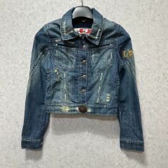 COOGI デニムクロップドジャケット L - メルカリ