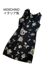 新品 MOSCHINOモスキーノ パッチワークAラインキャミワンピース a28