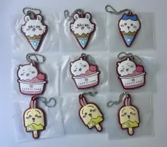 ちいかわ モモンガ うさぎ ハチワレ アイスクリーム COOGI(クージー) ラバー キーホルダー ちいかわ