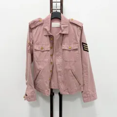 正規品 ZADIG&VOLTAIRE ザディグ・エ・ヴォルテール ピンク コットン 100% ジャケットのサムネイル
