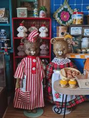 コカ・コーラオリジナルテディベア 木製カート付き - メルカリ