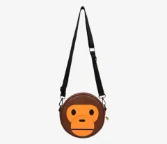 A BATHING APE ベイビー マイロ フェイス クロスバック バッグ
