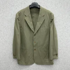 100 ヘンリーコットンズ メンズ フィンチリンクル 3ボタン ブレーザー ジャケットのサムネイル