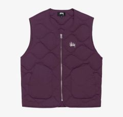 『からから』Stüssy キルティング ベスト オリーブ Stüssy キルティング ベスト オリーブ - メルカリ