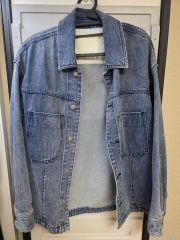 全*y様 【新品未使用】AMIRI ブルーデニムジャケット - メルカリ