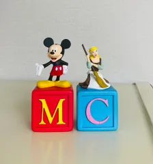 ミッキー シンデレラ シンディ アルファベット フィギュアリン