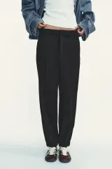 ZARA ザラ レディース ブラック ジョガー パンツ 新品