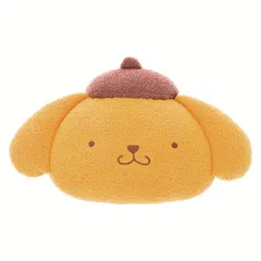 ☆ ポムポムプリン ☆ キャラクターダイカットクッション ダイカットクッション フェイス クッション ぬいぐるみ フェイスクッション かわいい 可愛い 抱きまくら 抱き枕 ぬいぐるみクッション ソファクッション フェイス型 こども 柔らかい やわらかい