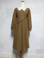 斜めボーダー KARAカラーシャツワンピース (新品)