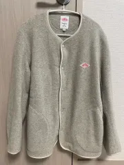 DANTON ダントン フリース カーディガン グレー