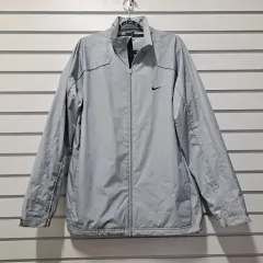 メンズ グレー ジップアップアウター/春アウター95/クローゼットデコレーション