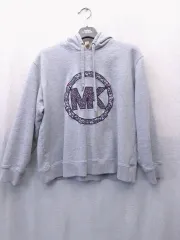 マイケルコース MK ロゴ フラワー フーディー Tシャツ グレーのサムネイル