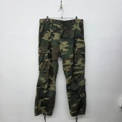 米軍 実物 ウッドランド迷彩 ミリタリーパンツ ビッグサイズ 4L 裾絞り