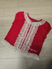 メゾピアノ レース 半袖 Tシャツ 110