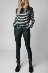 ZADIG&VOLTAIRE ザディグ・エ・ヴォルテール SOURCE CP STRIPES SNAKE BUTTERのサムネイル