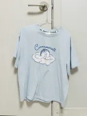 サンリオ シナモロール 半袖Tシャツ スカイブルー 正規品 / マイメロディ 水色 サブカルチャー