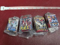 ユニバーサルエンターテインメント音が出るマスコット 4点コンプリート 