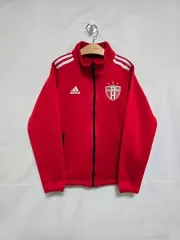 レッド 起毛 ジップアップ ジャケット キッズ 8-9歳 0312