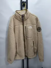 THE NORTH FACE ザノースフェイス フリース プレイ グリーン シープスキン ボア ジャケット ベージュ xxl