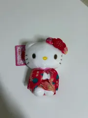 サンリオ 日本 着物 ハローキティ ぬいぐるみ キーホルダー 新品