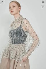 新品poppy WAVE GATHERED PEPLUM BUSTIER - メルカリ