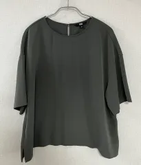 UNIQLO ドレープ ブラウス L