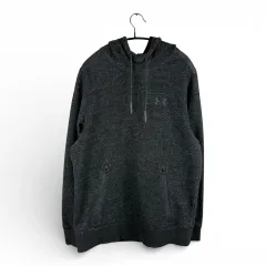 L) アンダーアーマー トレーナー 起毛 WHO フード Tシャツ チャコール