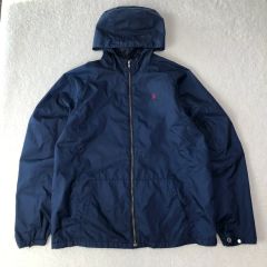 POLO Ralph Laurenフード付きジャケット ネイビー XL - メルカリ