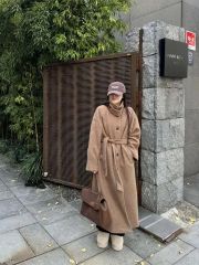 BELLIDE MADE】ウィンターソナタ フード付きダッフルロングコート