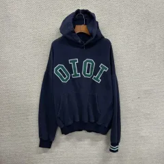 OIOI オアイオアイ ビックロゴ 弱起毛 フードTシャツ F M13436のサムネイル