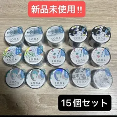 【新品未使用】SODAヒトトキ　透明マスキングテープ　15個セットのサムネイル