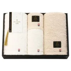 【新品・5営業日で発送】トクダ 今治 IMABARI殿堂天然水仕上げ タオルセット 【バスタオル×2・フェイスタオル・ハンドタオル×各1】 C7009040