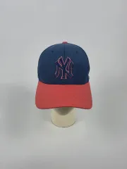 NEW ERA ニューエラ NY キャップ 帽子 ブルー ピンク ベースボールキャップ 帽子 55cm 0223