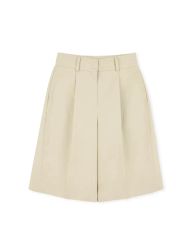 anuans リネンバミューダパンツ ベージュ Sサイズ - メルカリ