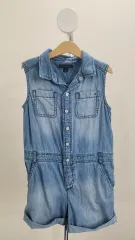 Tommy Hilfiger トミーヒルフィガー キッズ デニム ロンパース オールインワン 8Y / 130