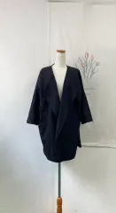 Leshop オープンタイプ ショール リネンカーディガン