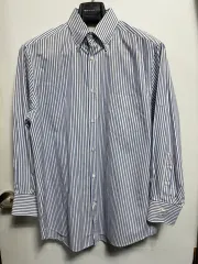 ブルネロクチネリ シルク ストライプ シャツ XL 出品のサムネイル