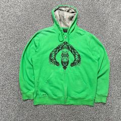 Deaile zip hoodie グリーン - メルカリ