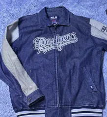 ヴィンテージ MLB LA ドジャーズ デニム ベースボール アウター