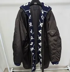pradaダウンジャケット Prada Re-Nylon クロップド ダウンジャケット | ブラック | FARFETCH JP