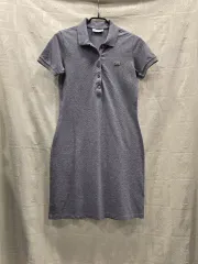 LACOSTE ラコステ レディース ポロ ONE PIECE ワンピース グレー 34 (44 55程度)