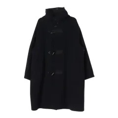 TIME HOMME 23FW ウール カシミア ブレンド フード ダッフル コート
