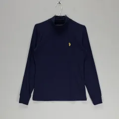 U.S. POLO ASSN. レディース90 90 タートルネックTシャツ 2021 春 秋 ネイビー 04172