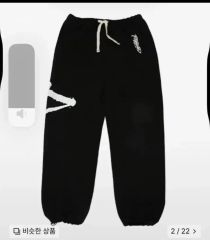 中古 kappa カッパ コラボ ビッグ ロゴ ワイド ルーズ トラックパンツ
