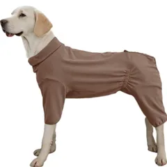 SHUUMEEKA中型犬 大型犬 つなぎ ロンパース 犬服 パーカー ドッグウェア パジャマ 秋冬 可愛い 犬用 シャツ 四つの足 防寒 防風 秋田犬 ルームウエア 厚手 暖かい ペット用品 お散歩お出かけ服