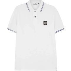 ト*太様 STONE  ストーンアイランドホワイト ポロシャツ スリ ストーンアイランド STONE ISLAND ポロシャツ ホワイト - メルカリ