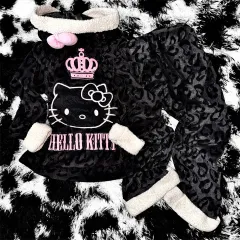 HELLO KITTY ハローキティ 猫ミミ ヒョウ柄 レオパード セットアップ