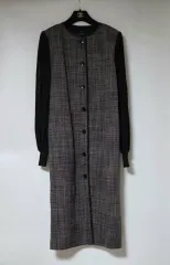 115万円 ランバンコレクション LANVIN 20 スリーブ ブロック ワンピース 55