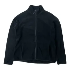 ユニクロ ブラック レディース フリース ジップアップ ジャケット